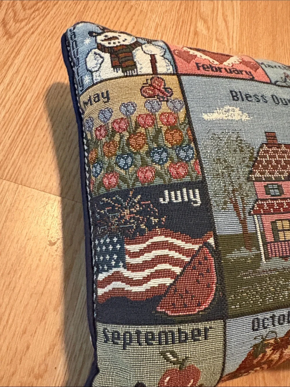 None decorative throw